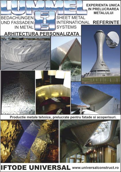 Lummel sisteme metalice pentru acoperis si fatada
