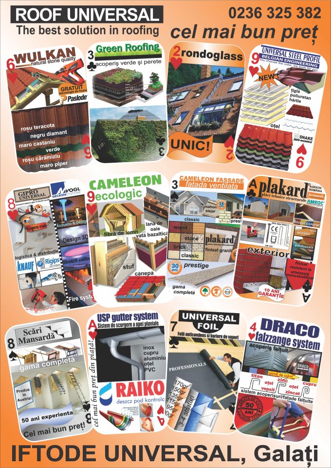sisteme acoperis roof universal