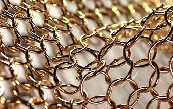 Plase metalice decorative Metal Ring Mesh