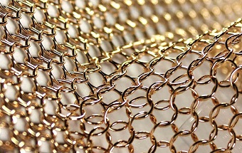 Plase metalice decorative Metal Ring Mesh