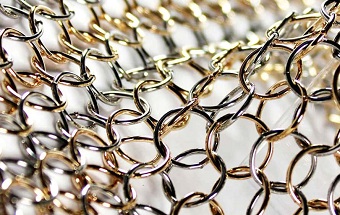 Plase metalice decorative Metal Ring Mesh