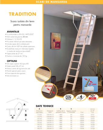 scara mansarda tradition